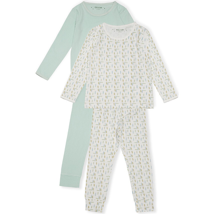 2-pack Organic Young Set Gardenia Creme - Pajamas - 1