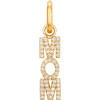 Women's Diamond Mom Charm - Charms - 1 - thumbnail