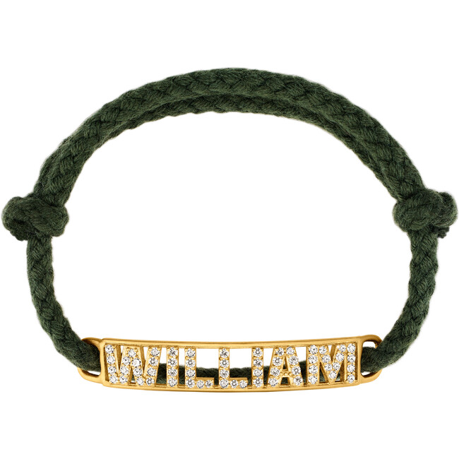 Women's Custom Namplate with Diamonds - Bracelets - 1