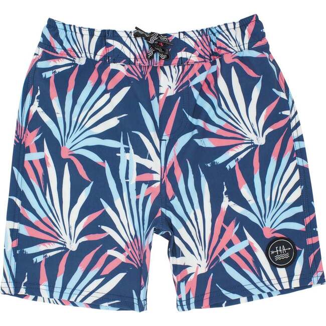 Palm Daze Boardshorts, Navy - Feather 4 Arrow Swim | Maisonette