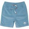 Line Up Shorts, Crystal Blue - Shorts - 1 - thumbnail
