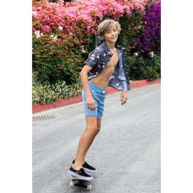 Line Up Shorts, Crystal Blue - Shorts - 2