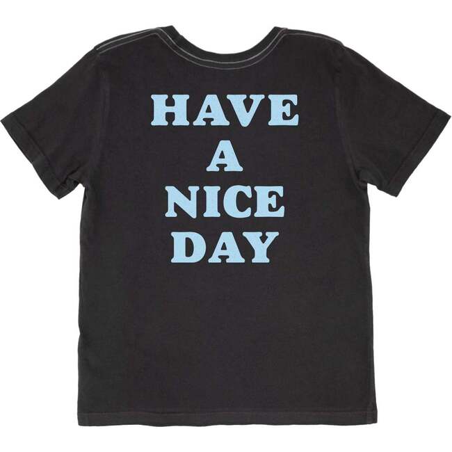 Have A Nice Day Vintage Tee, Washed Black