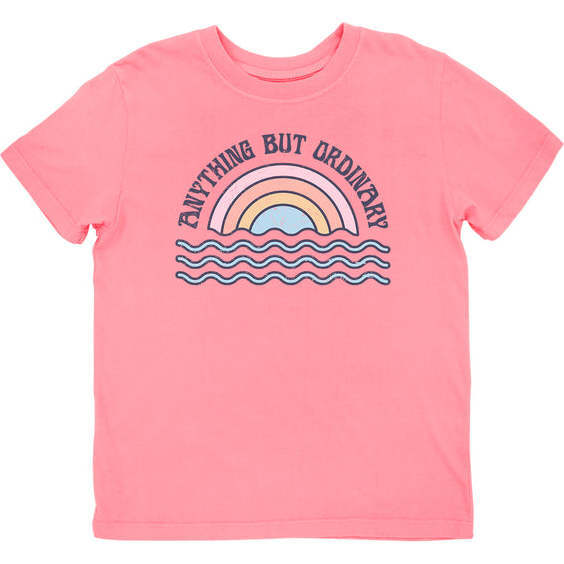 Anything But Ordinary Vintage Tee, Flamingo Pink