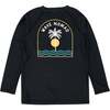 Baby Boy Wave Nomad L/S Rash Top, Black - Rash Guards - 2
