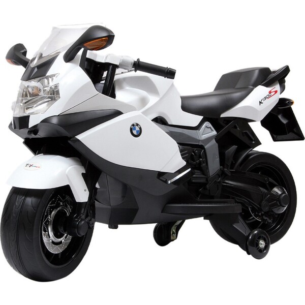 BMW 12V Motorcycle, White - Best Ride On Cars Ride-ons | Maisonette