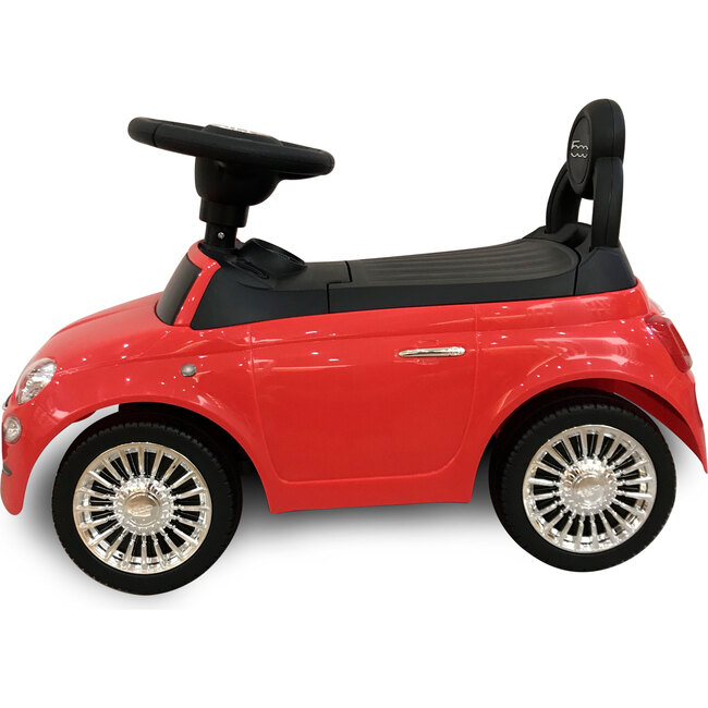 Fiat 500 Push Car, Red - Ride-On - 3