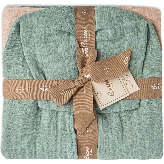 Poncho Combo, Desert Rose & Evergreen - Jackets - 4