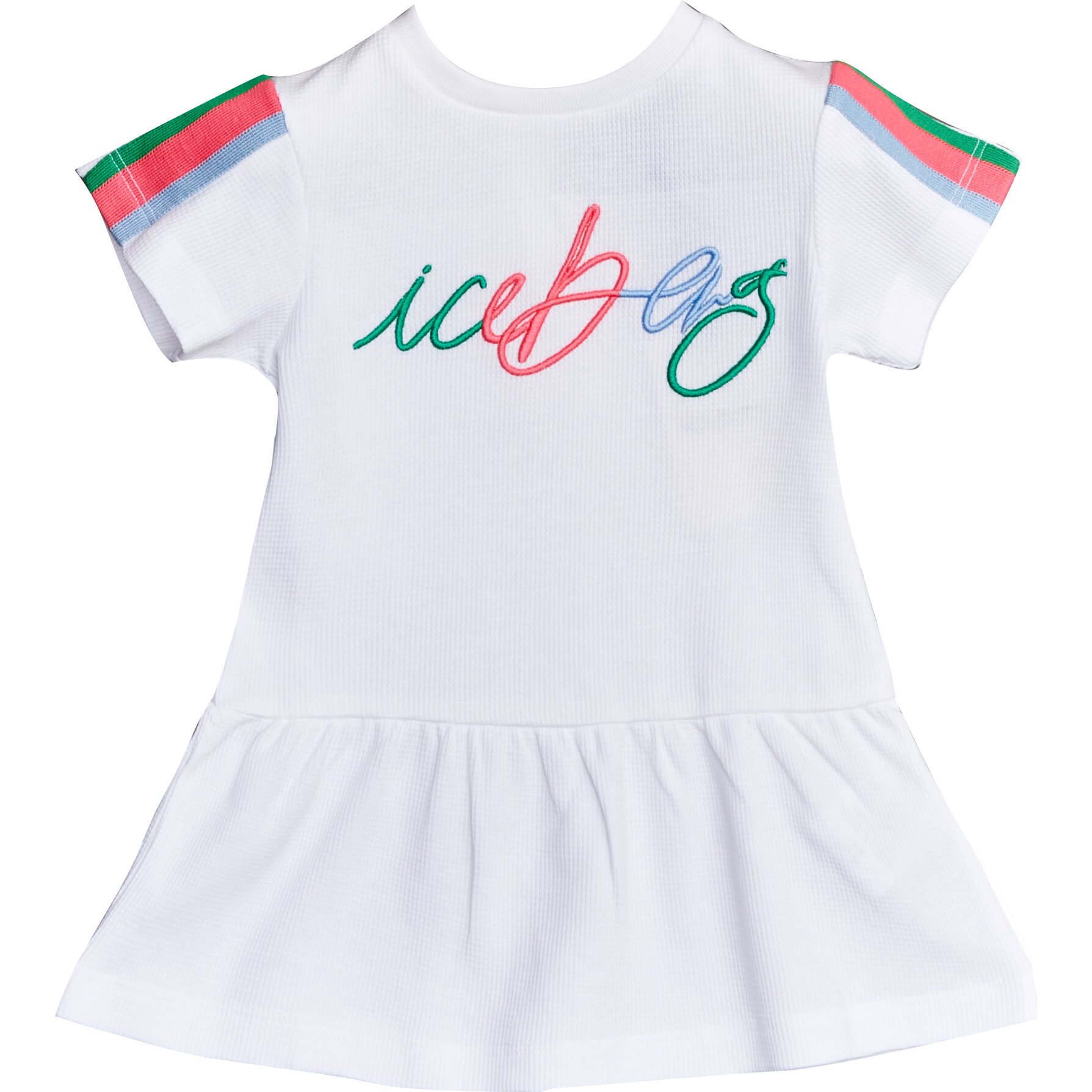 Pastel Vibes T-shirt Dress, White - Dresses - 1