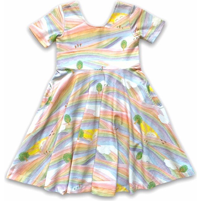 Journey Dress, Sunray Rainbow - Dresses - 1 - zoom