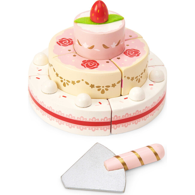 Strawberry Wedding Cake - Play Food - 1