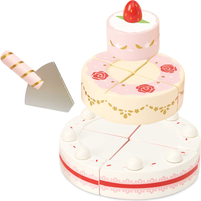 Strawberry Wedding Cake - Play Food - 2
