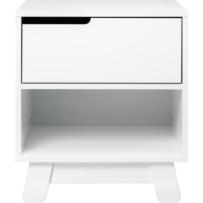 Hudson Nightstand with USB Port, White