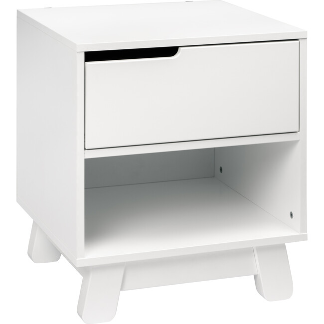 Hudson Nightstand with USB Port, White