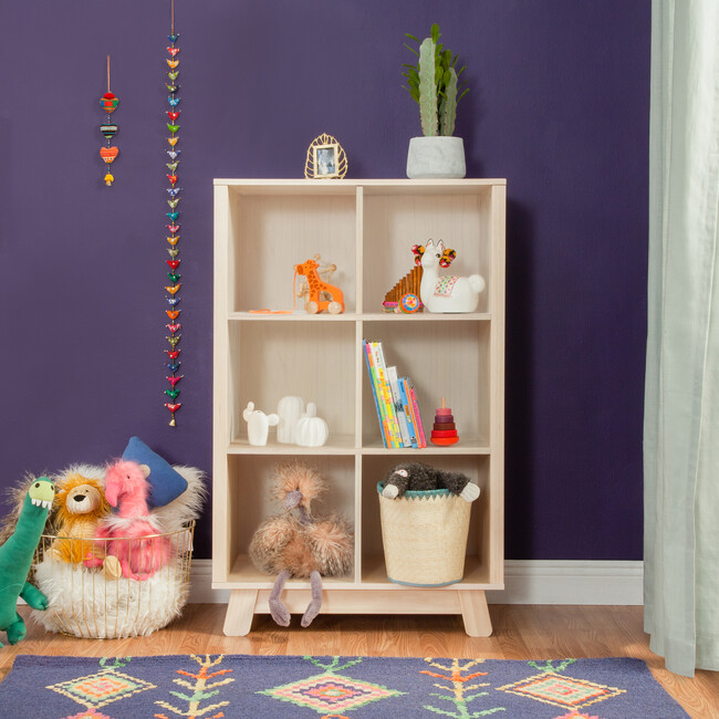 Hudson Cubby Bookcase, Washed Natural - Bookcases - 2