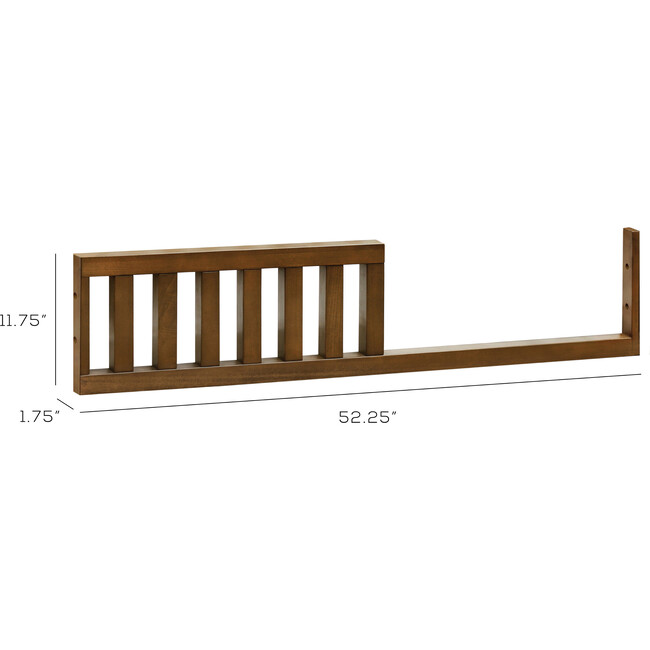 Toddler Bed Conversion Kit for Nifty Crib, Walnut