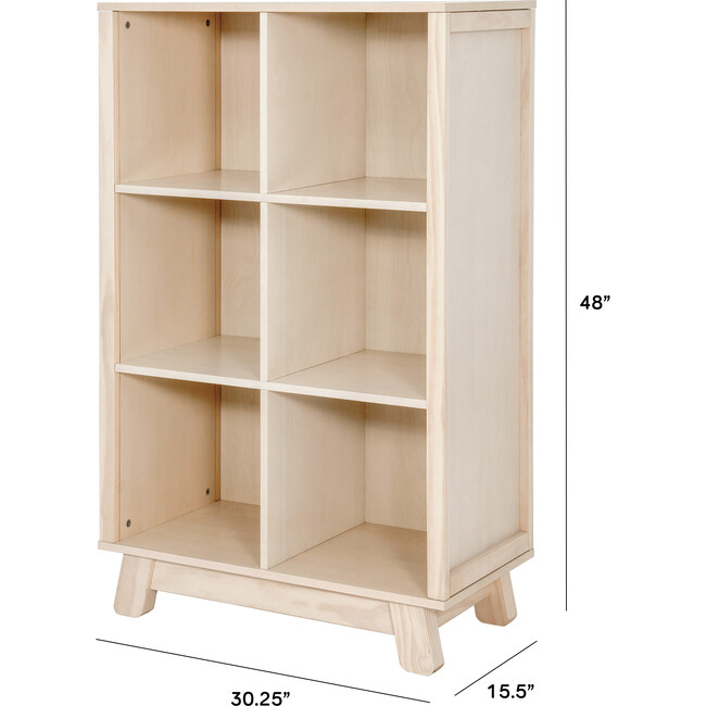 Hudson Cubby Bookcase, Washed Natural - Bookcases - 3