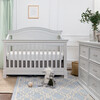 Louis 4-in-1 Convertible Crib, Cloud Grey - Cribs - 2 - thumbnail