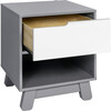 Hudson Nightstand with USB Port, Grey - Nightstands - 3 - thumbnail