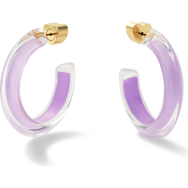 Small Jelly Hoops, Orchid