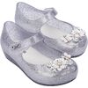 Ultragirl Chorme Flower BB, Clear Glitter Silver - Mary Janes - 1 - thumbnail