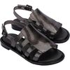 Boemia Inf., Glitter Black - Sandals - 1 - thumbnail