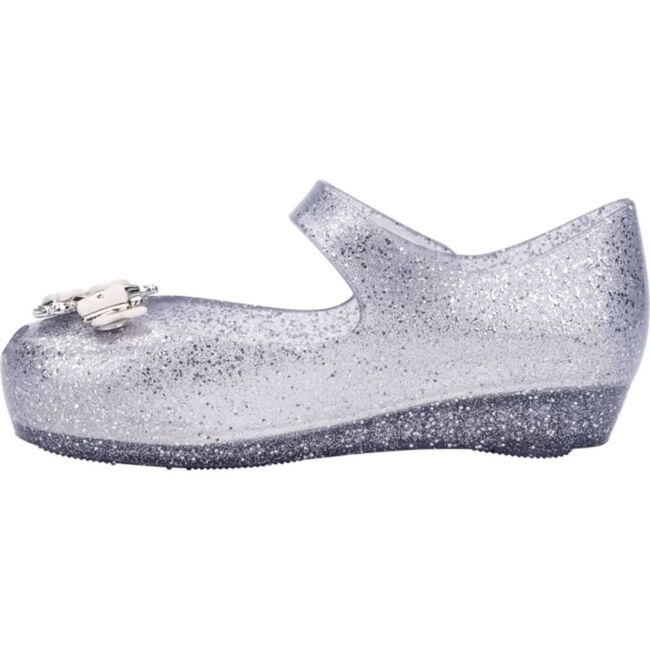 Ultragirl Chorme Flower BB, Clear Glitter Silver - Mary Janes - 2