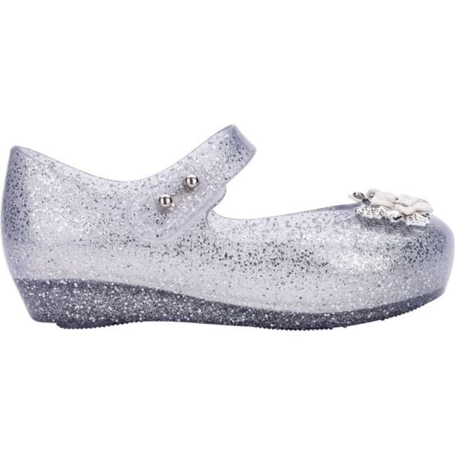 Ultragirl Chorme Flower BB, Clear Glitter Silver - Mary Janes - 3