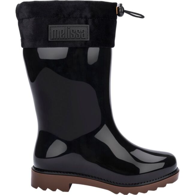 Rain Boot III Inf., Black & Caramel - Rain Boots - 3