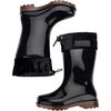 Rain Boot III Inf., Black & Caramel - Rain Boots - 4
