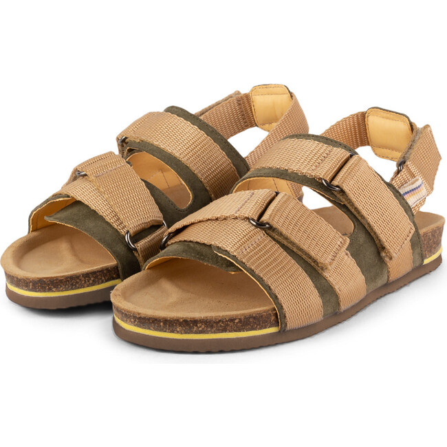 Strap Sandals, Khaki - Sandals - 5