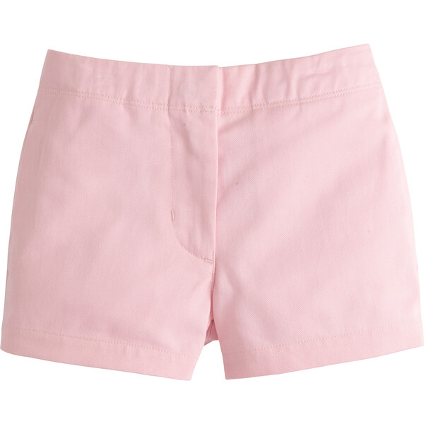 Mini Short, Light Pink Twill - Little English Shorts | Maisonette