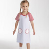 Raglan T-Shirt Dress, Baseball - Dresses - 2