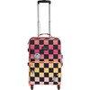 Logan Suitcase, Pink Checkerboard - Luggage - 1 - thumbnail