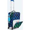 Logan Suitcase, Blue Checkerboard - Luggage - 2 - thumbnail