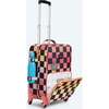 Logan Suitcase, Pink Checkerboard - Luggage - 2 - thumbnail