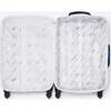 Logan Suitcase, Blue Checkerboard - Luggage - 3