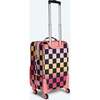 Logan Suitcase, Pink Checkerboard - Luggage - 3
