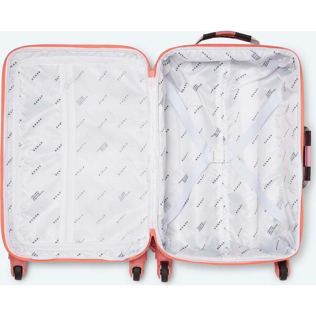 Logan Suitcase, Pink Checkerboard - Luggage - 4
