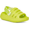 Sport Yeah Sandals, Lime Green - Sandals - 1 - thumbnail