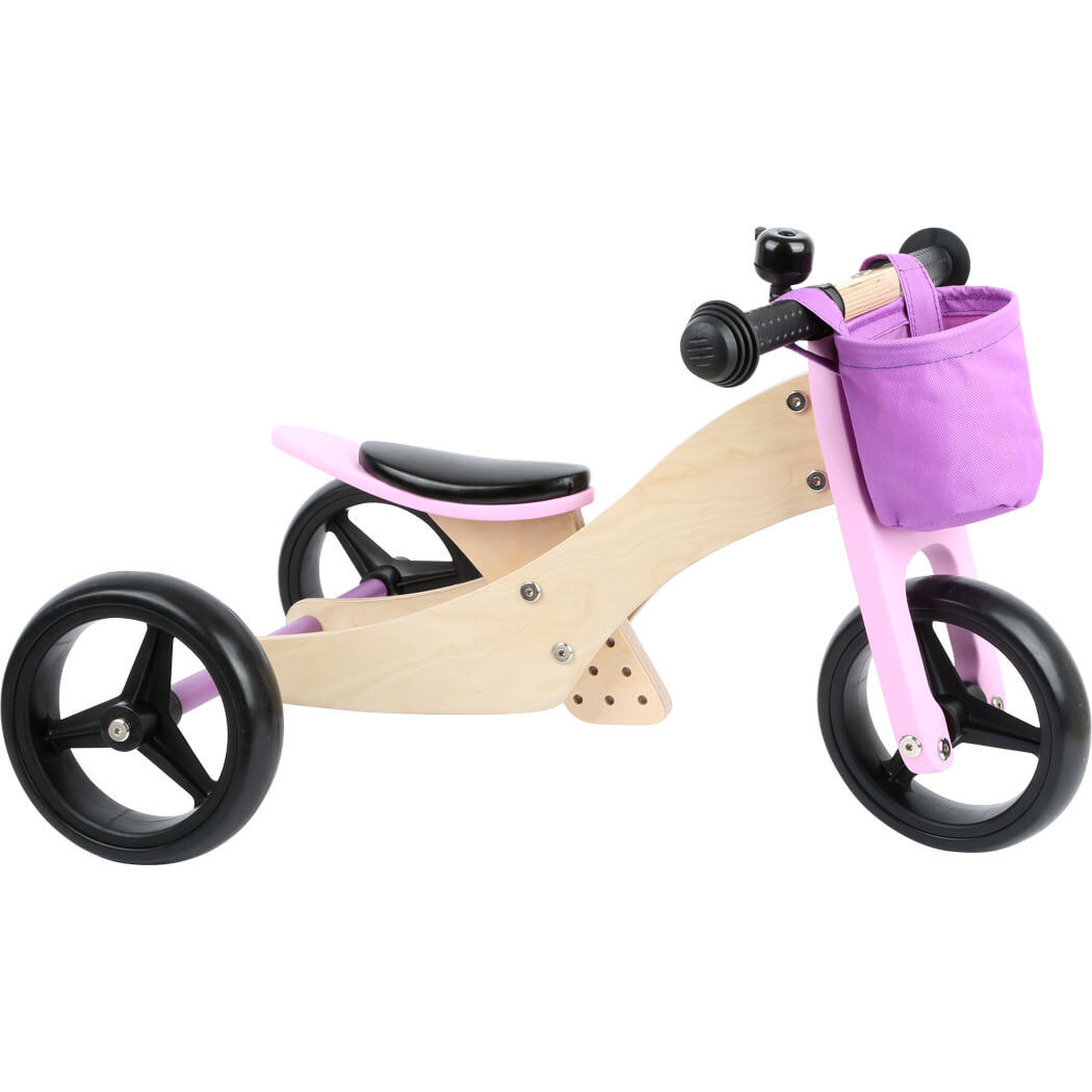 Training Bike/Trike 2 in 1, Pink - Balance Bikes - 1