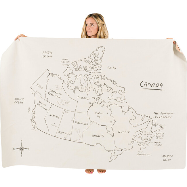Midi + Mat, Canada Map - Playmats - 1