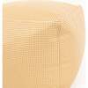 Square Pouf, Bronze Check - Kids Seating - 2