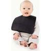 Vegan Leather Bib, Raven - Bibs - 2
