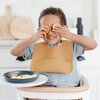 Vegan Leather Bib, Camel - Bibs - 2