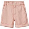 Organic Cotton Woven Bermuda Shorts, Pink - Shorts - 1 - thumbnail