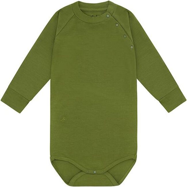 LS Bamboo Bodysuit, Green