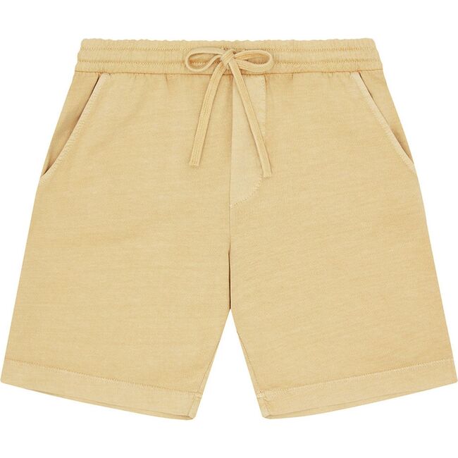 Organic Cotton Long Shorts, Sandstone - Shorts - 1