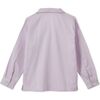 LS Organic Cotton Woven Collared Shirt, Lavender - Shirts - 4