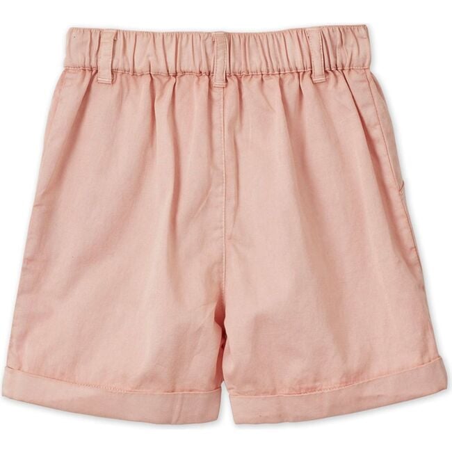 Organic Cotton Woven Bermuda Shorts, Pink - Shorts - 3